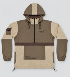 Jaqueta Corta Vento Anorak Camaleão Urbano Cappuccino