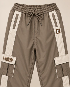 Calça Faixa Camaleão Urbano Street Wear Cappuccino na internet