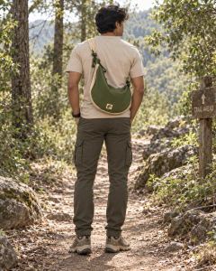 Bag Canoa Camaleão Urbano verde musgo na internet