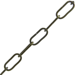 Corrente de Ferro para Lustres, Pendentes e Floreiras - Ouro Velho Craquelado - 5 Metros