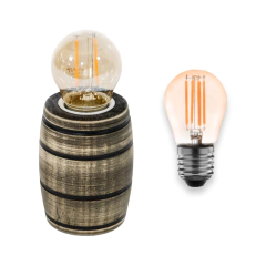 Soquete Para Lustre Roda De Carroça - Madeira- Decoração E27 - comprar online