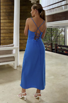 Vestido Midi de Crepe - comprar online