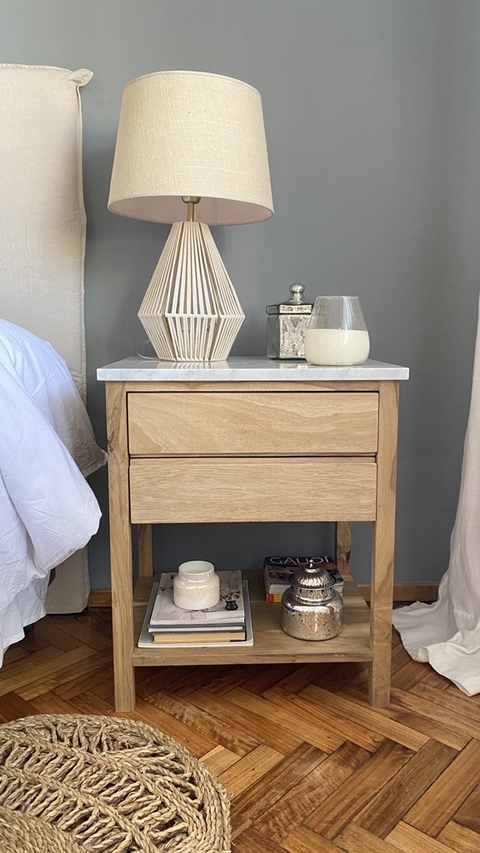 MESA DE LUZ BRENDAN DOS CAJONES POR ENCARGO