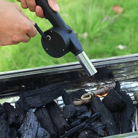 Soplador Avivador de Fuego Portátil para Asado - comprar online