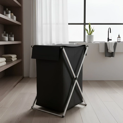 Cesto de Ropa Sucia Plegable con Tapa - comprar online
