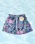 Short Blue Floral