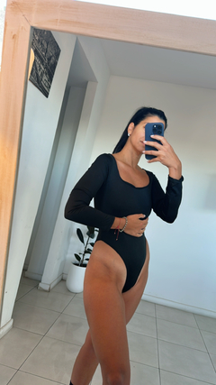 BODY- DIAMANTE - con manga negro - tienda online