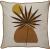Capa de Almofada Boho Palma c/ Cordão 50x50