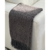 Manta Decorativa em Chenille Cinza Chumbo - AM HOME DECOR