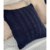 Capa de Almofada em Tricot Marinho Ava