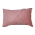 Capa de Almofada Retangular Drapeada Rosé