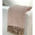 Manta Decorativa Lux Rosa Seco - AM HOME DECOR