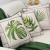 Kit de Capas de Almofadas Drapeadas Folhas Verdes - AM HOME DECOR
