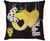 Capa de Almofada Love Amarelo e Preto