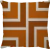 Capa de Almofada em Linho Concept Terracota Faixa
