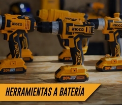 Banner de la categoría HERRAMIENTAS A BATERIA