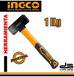 MAZA MARTILLO ACERO CARBONO 1KG MANGO FIBRA, DS-HSTHS81802