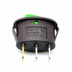 TECLA EMBUTIR OVALADA 12 / 24 VOLT C/LED, DS-DIVAIOOVAL