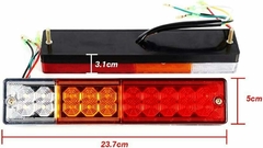 REPUESTO FARO LED COMPLETO, 12 VOLT, 20 LED, MIKEN DS-T01 X1 - DARK SIDE LED