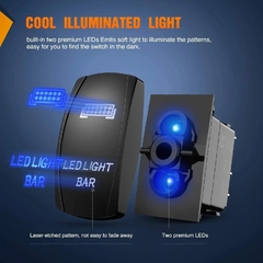 Tecla Interruptor con Led Basculante , DS-LJ10BLUE - comprar online