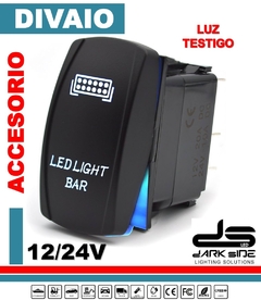 Tecla Interruptor con Led Basculante , DS-LJ10BLUE