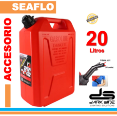 Tanque combustible y bidón - Seaflo 20 lts con venteo, pico vertedor y cierre automático, DS-20litros - comprar online