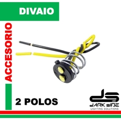 Chicote De 2 Polo Para Porta Lámparas, DS-CH2P