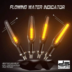 JUEGO X2 FAROS LUZ DE GIRO LED SECUENCIAL PARA MOTO, DS-ZXD515W en internet