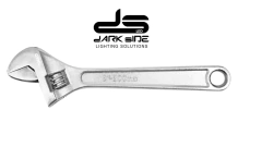 LLAVE FRANCESA AJUSTABLE 8" CROMADA 20cm, DS-HADW131082 - tienda online
