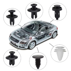 Imagen de SET DE 10 CLIPS REMACHE DE REJILLA BAJO PARABRISA / PARAGOLPE TOYOTA, DS-GRAM004