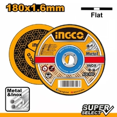 DISCO DESBASTE METAL 180mm x 6mm x 22,2mm, DS-MGD601801 en internet
