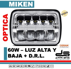 FARO LED OPTICA, ALTA Y BAJA, D.R.L. H4, 60W, MIKEN,DS-0120E-OP - comprar online