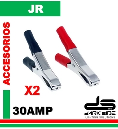 JUEGO DE 2 PINZA COCODRILO BATERÍA 20 AMP , DS-COCODRILO20AMP