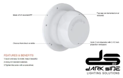 SALIDA DE VENTILACIÓN PARA CÁMARA SÉPTICA CON TAPA, SEAFLO, DS-SFPV1-01