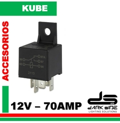 Mini Relay Reforzado 12 Volts, 70A, 4 Terminales, DS-KU-62