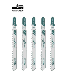 SET DE 5 HOJAS DE SIERRA CALADORA P/ MADERA 74mm, TOTAL, DS-TAC51101D - DARK SIDE LED