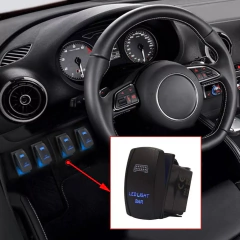 Imagen de Tecla Interruptor con Led Basculante , DS-LJ10BLUE