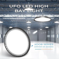 LÁMPARA LED GALPONERA COLGANTE 200W MIKEN ALTA POTENCIA, LUZ FRIA, DS-BAY LIGHT-DOB-200W