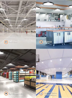 LÁMPARA LED GALPONERA COLGANTE, 300W, MIKEN, PREMIUM, LUZ FRIA, DS-BAY LIGHT-300W-B - comprar online