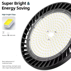 LÁMPARA LED GALPONERA COLGANTE, 150W, MIKEN, PREMIUM, LUZ FRIA, DS-BAY LIGHT-150W-B - comprar online