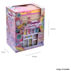 Kit Para Armar Pulseras Bijoteurie Niñas Cajonera Gigante - SHOPING DEL REGALO