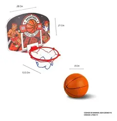 Mini Aro De Baquet Para Niños Con Pelota Ideal Habitacion - comprar online