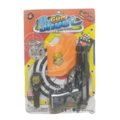 Set De Policia Con Arma Placa Reloj Funda Y Accesorios