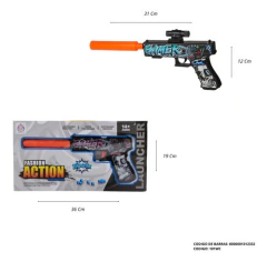 Pistola Lanza Bolitas De Hidrogel Mira Laser Gran Potencia - SHOPING DEL REGALO