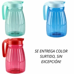 Jarra Plástica Redonda Con Manija Premium 1.9 Litros 22 Cm en internet
