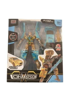 Imagen de Transformer Auto Robot Completamente Convertible Luz Sonido