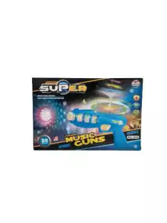 Pistola Con Luces Led Y Sonido Con Gatillo A Pila En Caja - SHOPING DEL REGALO