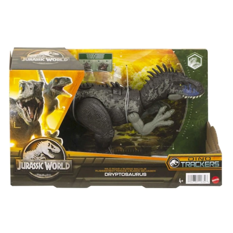 Dinosaurio Jurassic World Dryptosaurus Rugido Salvaje Mattel