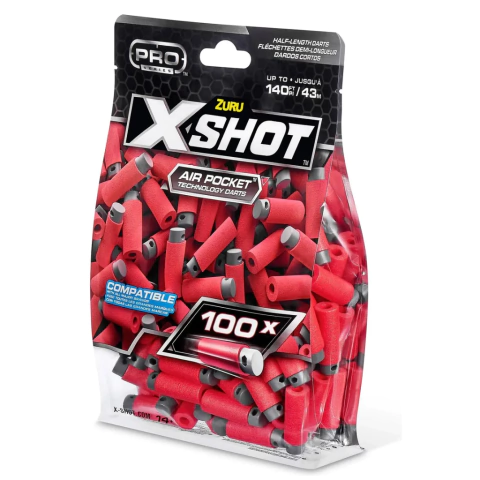 X Shot Recarga Dardos Pro Series x 100