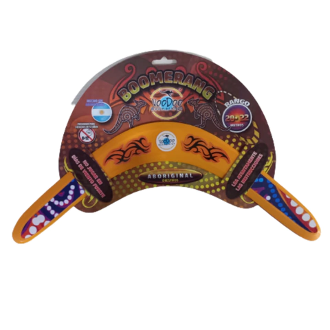 Boomerang Aboriginal Diestros Naranja Voodoo
